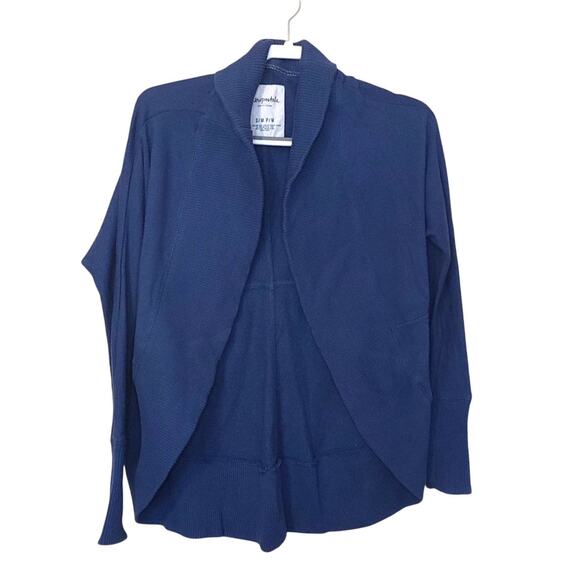 Aeropostale Size S/M Small Medium Medium Blue 100% Cotton Open Cardigan Duster - Picture 1 of 9